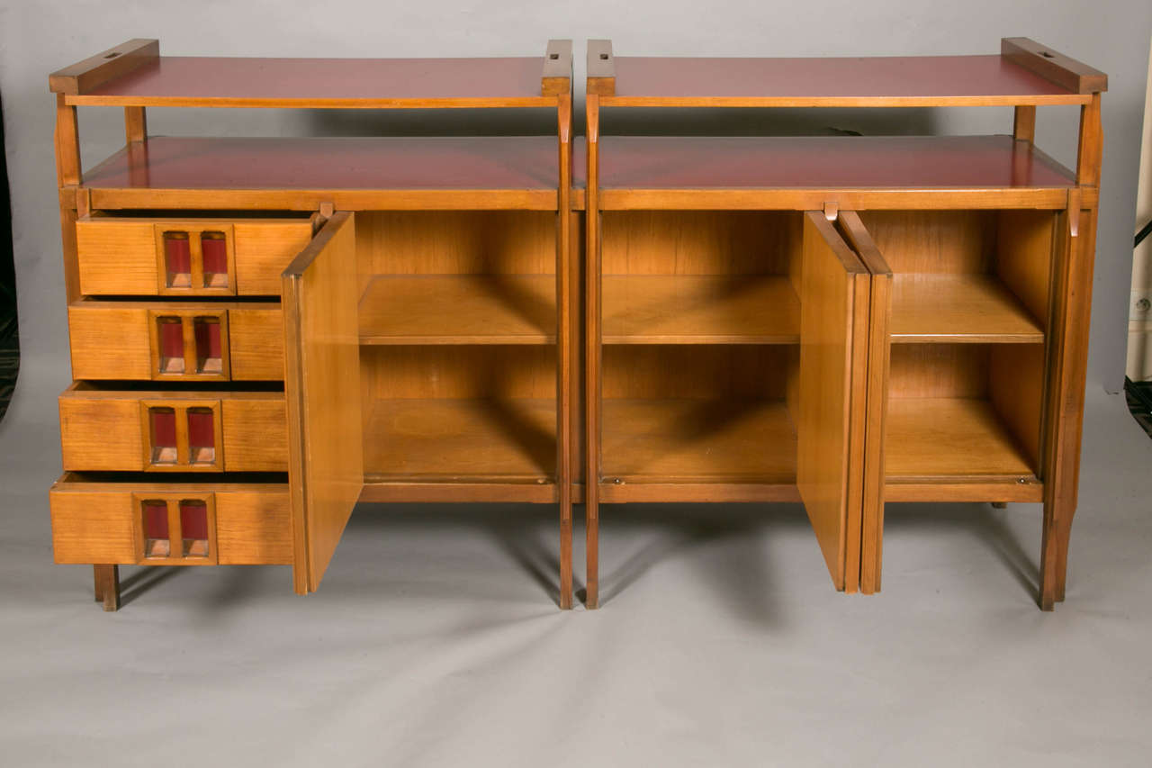 Mahogany and Laminate Sideboard, Attributed to Gabetti and Isola, Italy 1950s 1