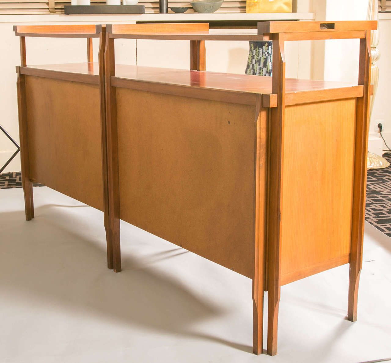 Mahogany and Laminate Sideboard, Attributed to Gabetti and Isola, Italy 1950s 4