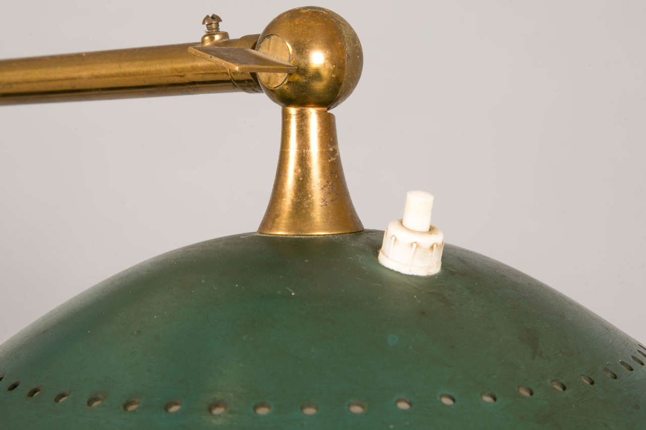 Mid-20th Century Brass Floor Lamp by Stilnovo, Italy, 1960s
