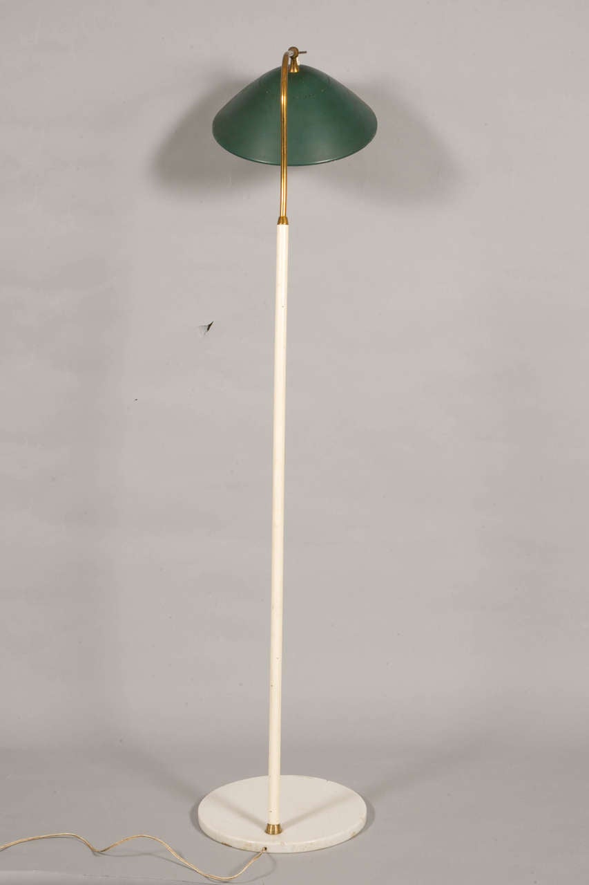 Brass Floor Lamp by Stilnovo, Italy, 1960s 3