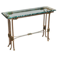 Vintage Moderne Console Table