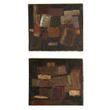A Pair Of Danish Abstracts By Borge Hansen 1912-1972