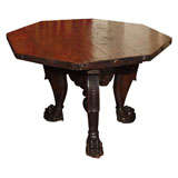 Antique 17TH C. WALNUT OCTAGONAL TABLE
