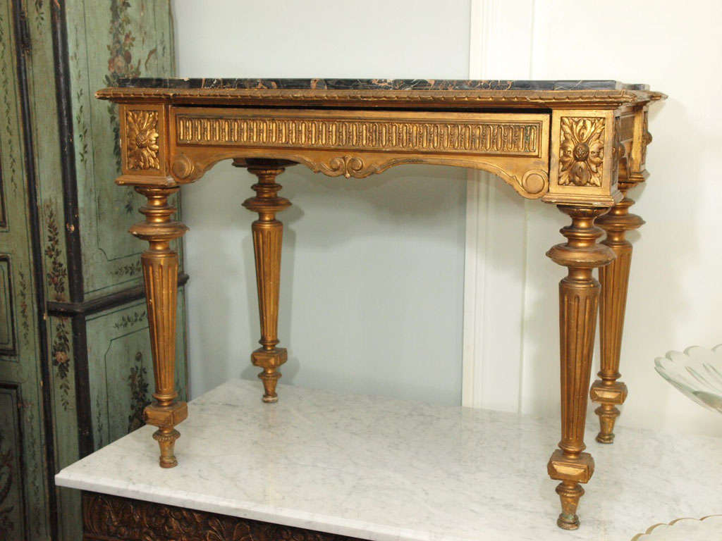 French LOUIS XVI STYLE CENTER TABLE W DRAWER For Sale