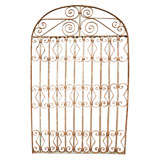 Vintage Predominately Parisian Garden Fence Panel