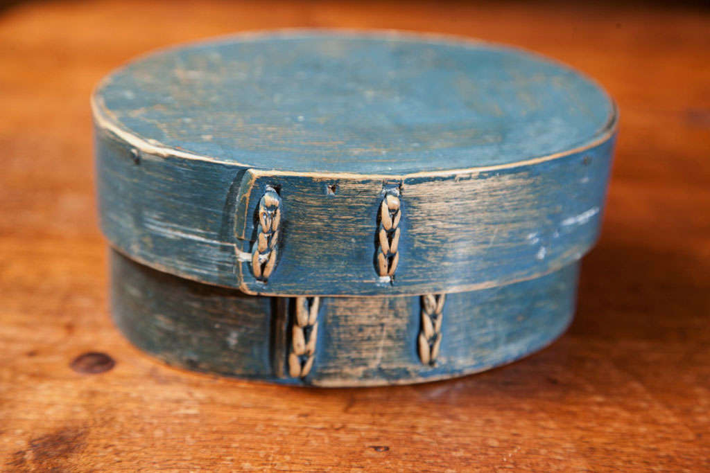 Blue Oval Pantry Box