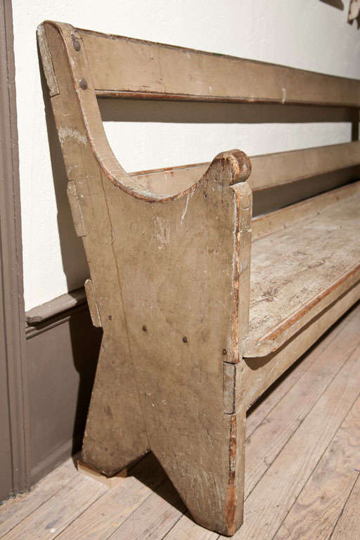18th C. Quaker Meetinghouse Bench For Sale 1
