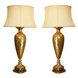 Pair of Italianate Lamps with Shades