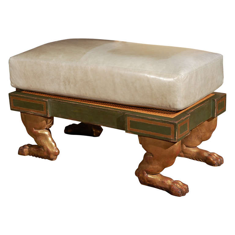 Empire Style Ottoman For Sale at 1stdibs