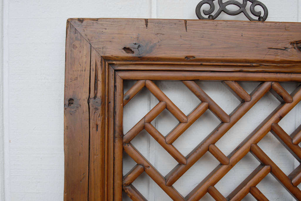 Chinese Lattice Panel In Excellent Condition In Washington, DC