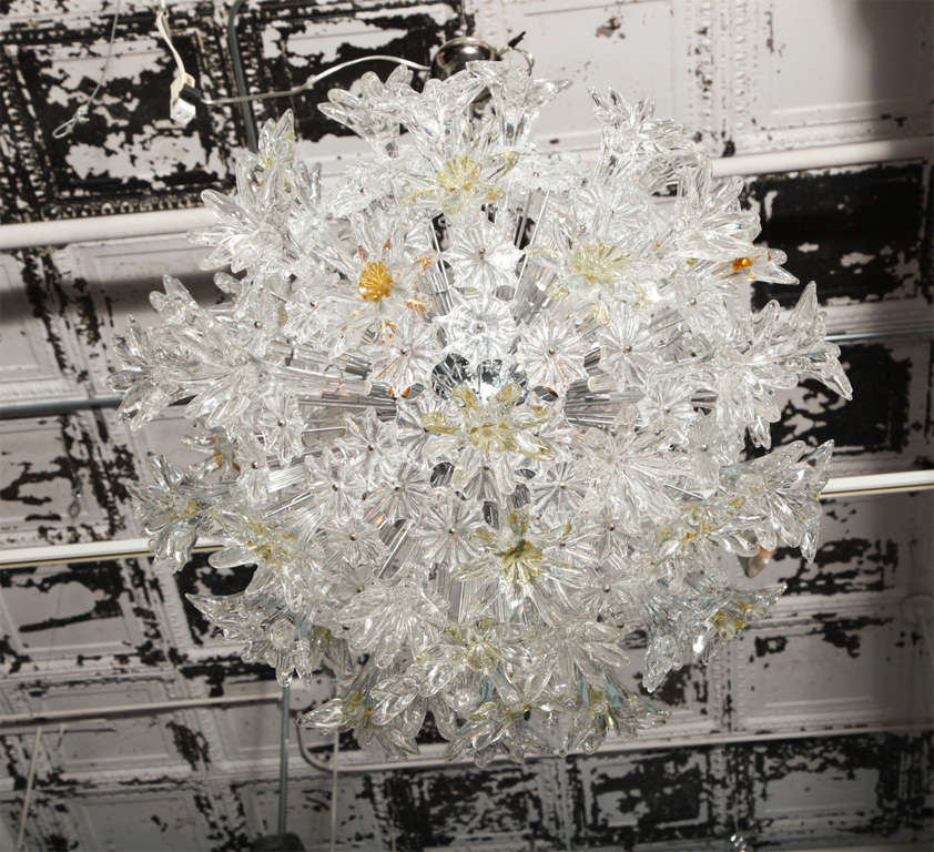 Large Scale "Esprit" Pendant Fixture by Venini