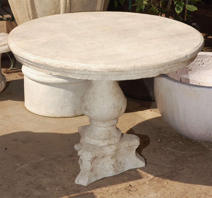 Reproduction Italian style garden table.
