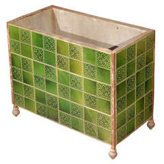 Avail Argentinean Green Tiled Planter