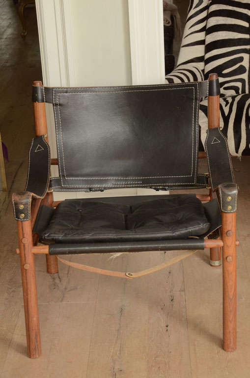 safari chair leather