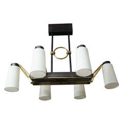 A French Art Moderne Ceiling Fixture