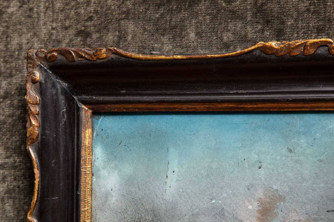Chinese Export Reverse Glass Painting For Sale at 1stDibs