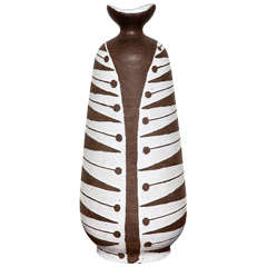 Geometric Vase by Bitossi for Raymor, Italy ca. 1950