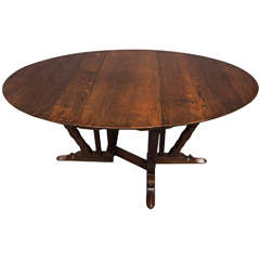 An Oak Oval Gate Leg Table By Romney Green