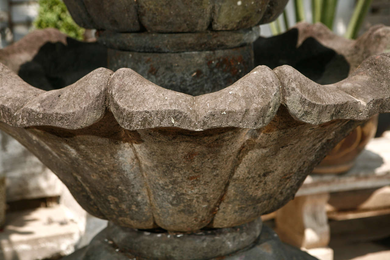Volcanic Stone Fountain For Sale 1