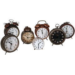Vintage Collection of Seven Mantle Clocks