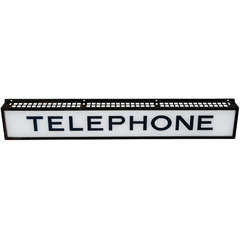 Vintage Telephone Sign