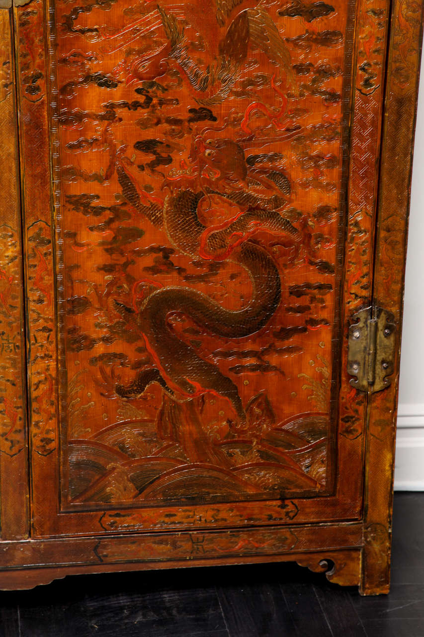 Mid-19th Century Chinese Two-Door Cabinet For Sale 4