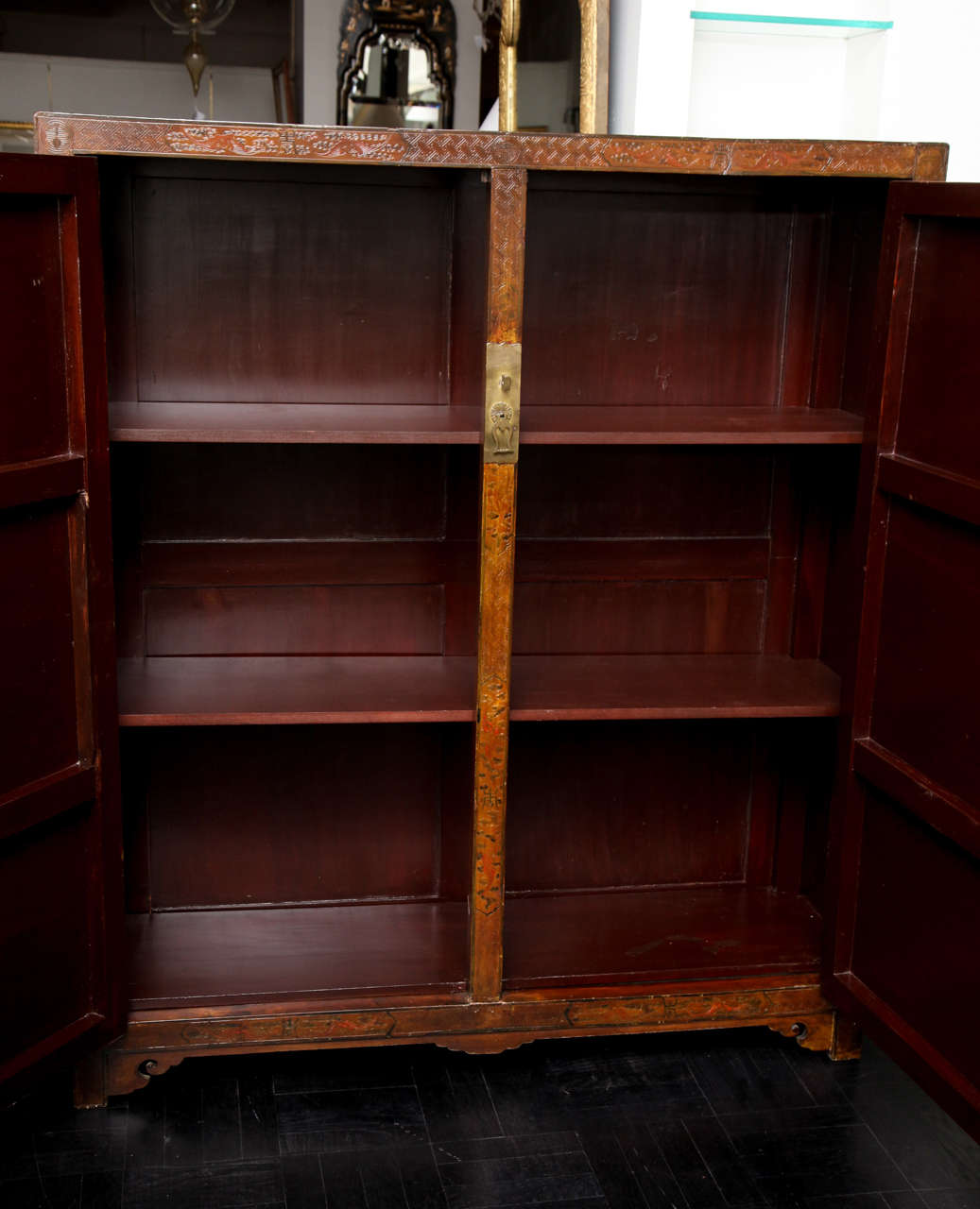 Mid-19th Century Chinese Two-Door Cabinet For Sale 6