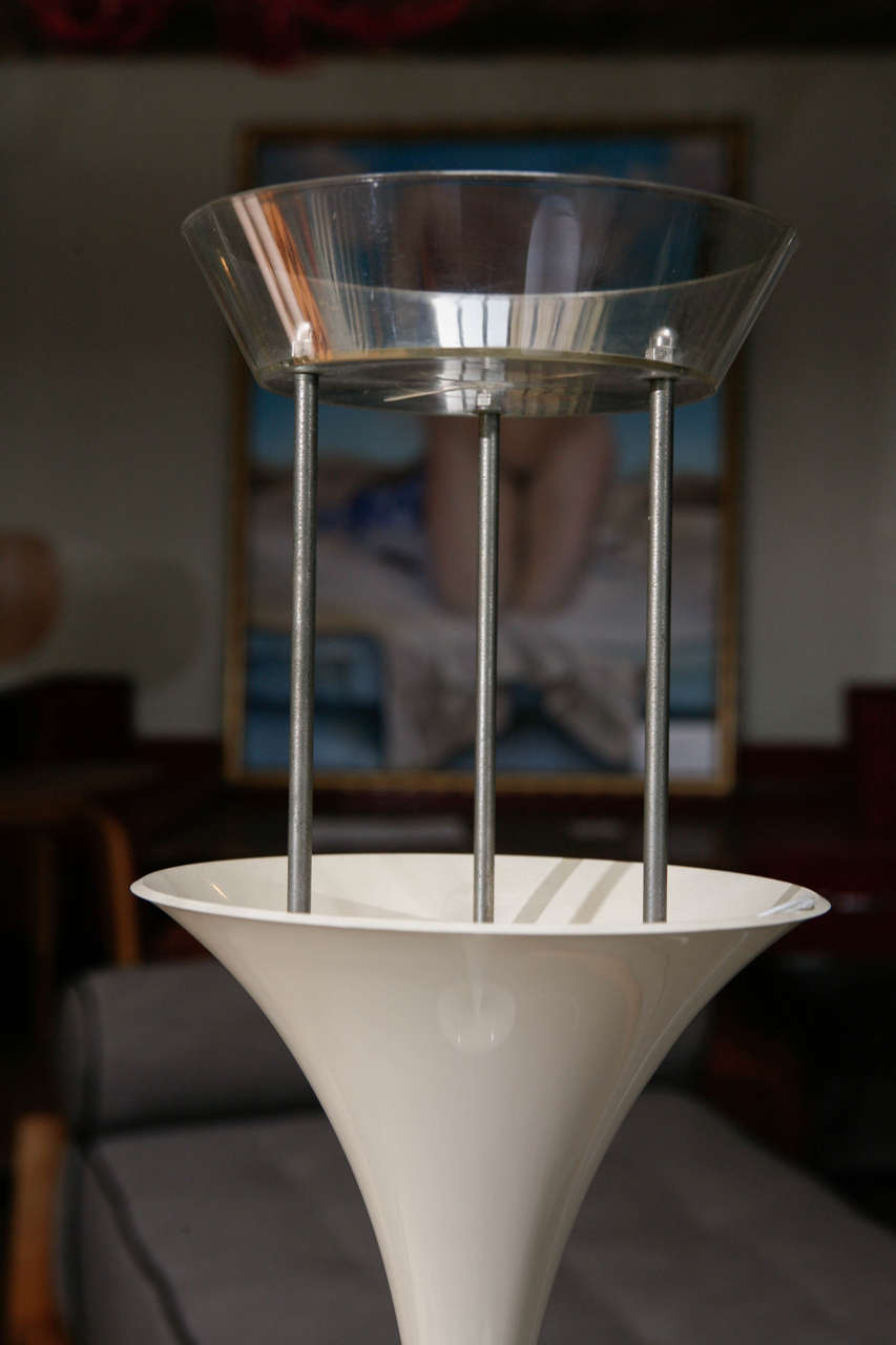 Mid-Century Modern Verner Panton Mushroom Floor Lamp