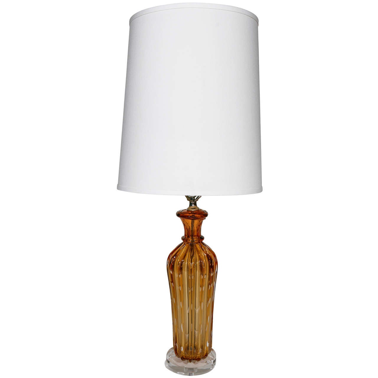 Single Brown Murano Lamp
