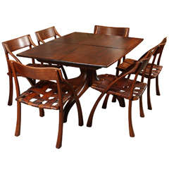 Arthur “Espenet” Carpenter Dining Set with “Wishbone” chairs