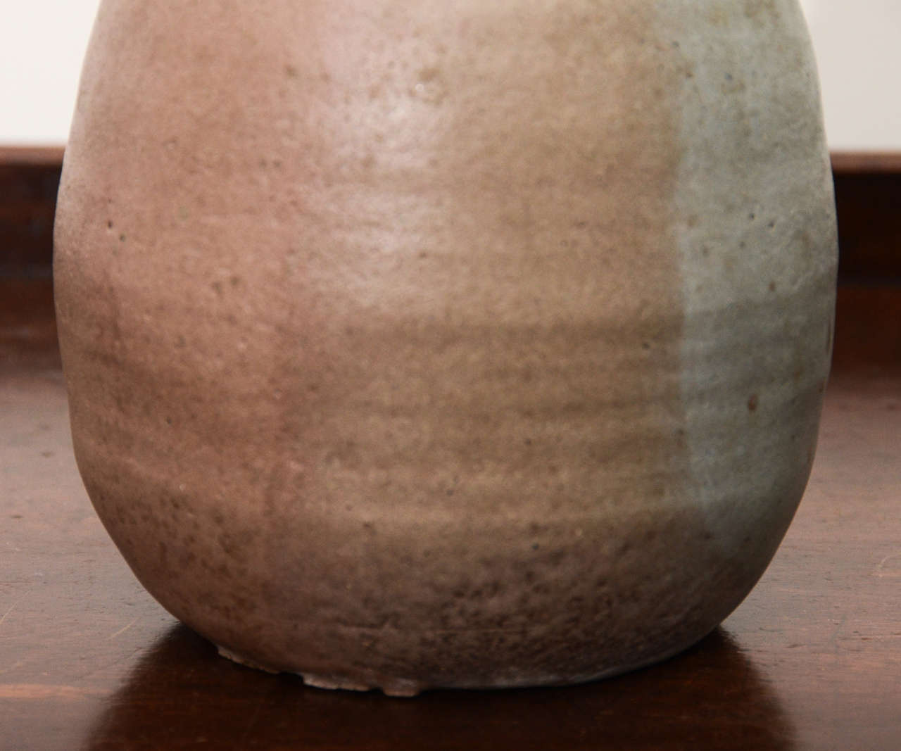 Ceramic Brown and Blue West German Vase