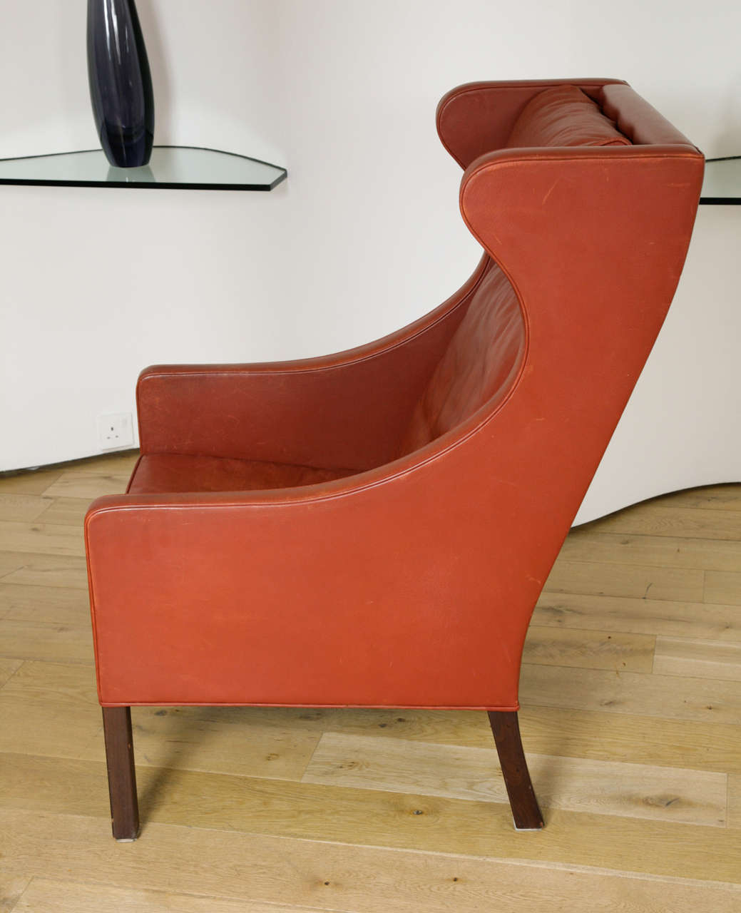 Mid-20th Century Wingback Armchair by Borge Mogensen, 1964
