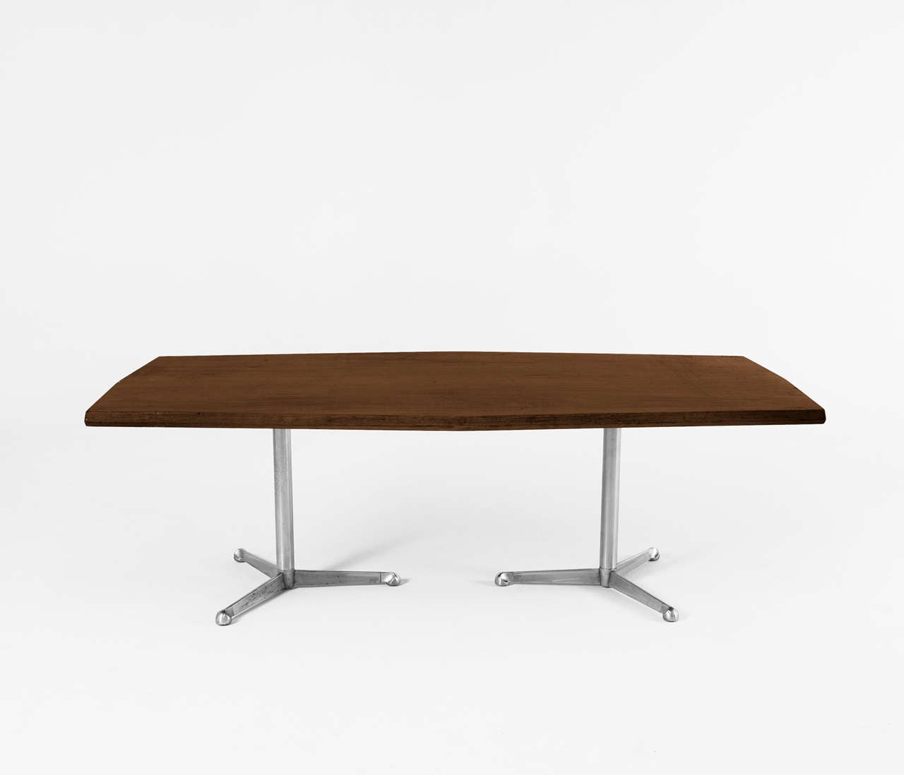 Mid-Century Modern Rosewood Writing / Conference Table by Osvaldo Borsani for Tecno, Italy, 1950's