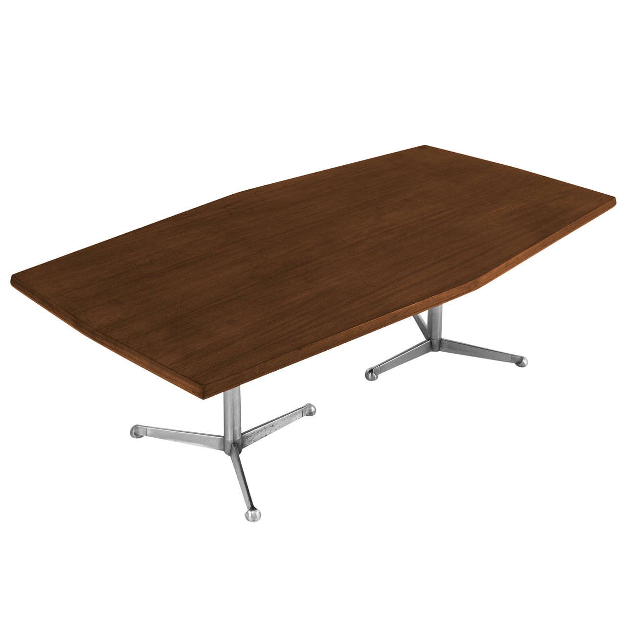 Rosewood Writing / Conference Table by Osvaldo Borsani for Tecno, Italy, 1950's