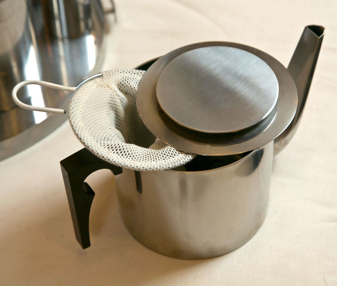 Futurist Stelton Cynlynder Tea Set For Sale
