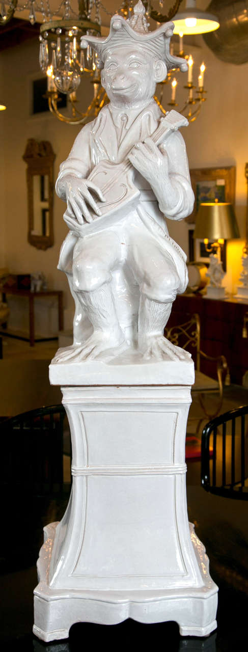 Vintage Terracotta Monkeys