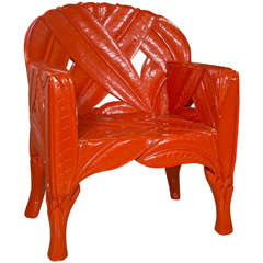 Cooper Hewitt Wood-Carved Chair