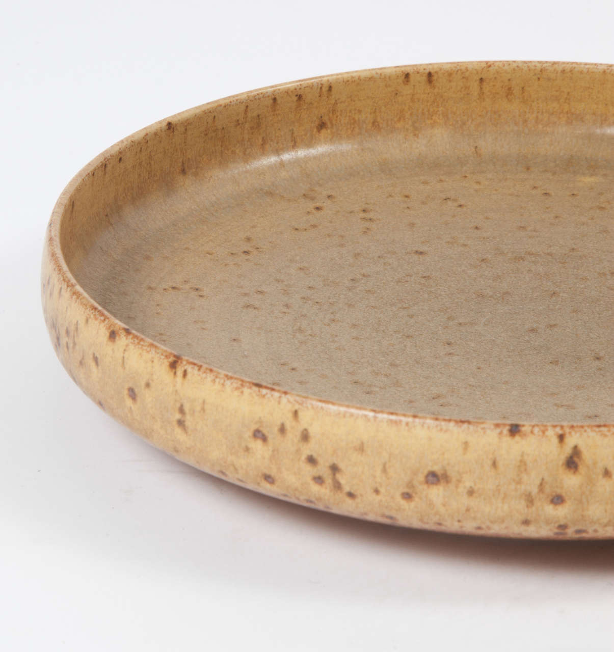 Scandinavian Modern Per Linnemann Schmidt Stoneware Serving Plates, Pair