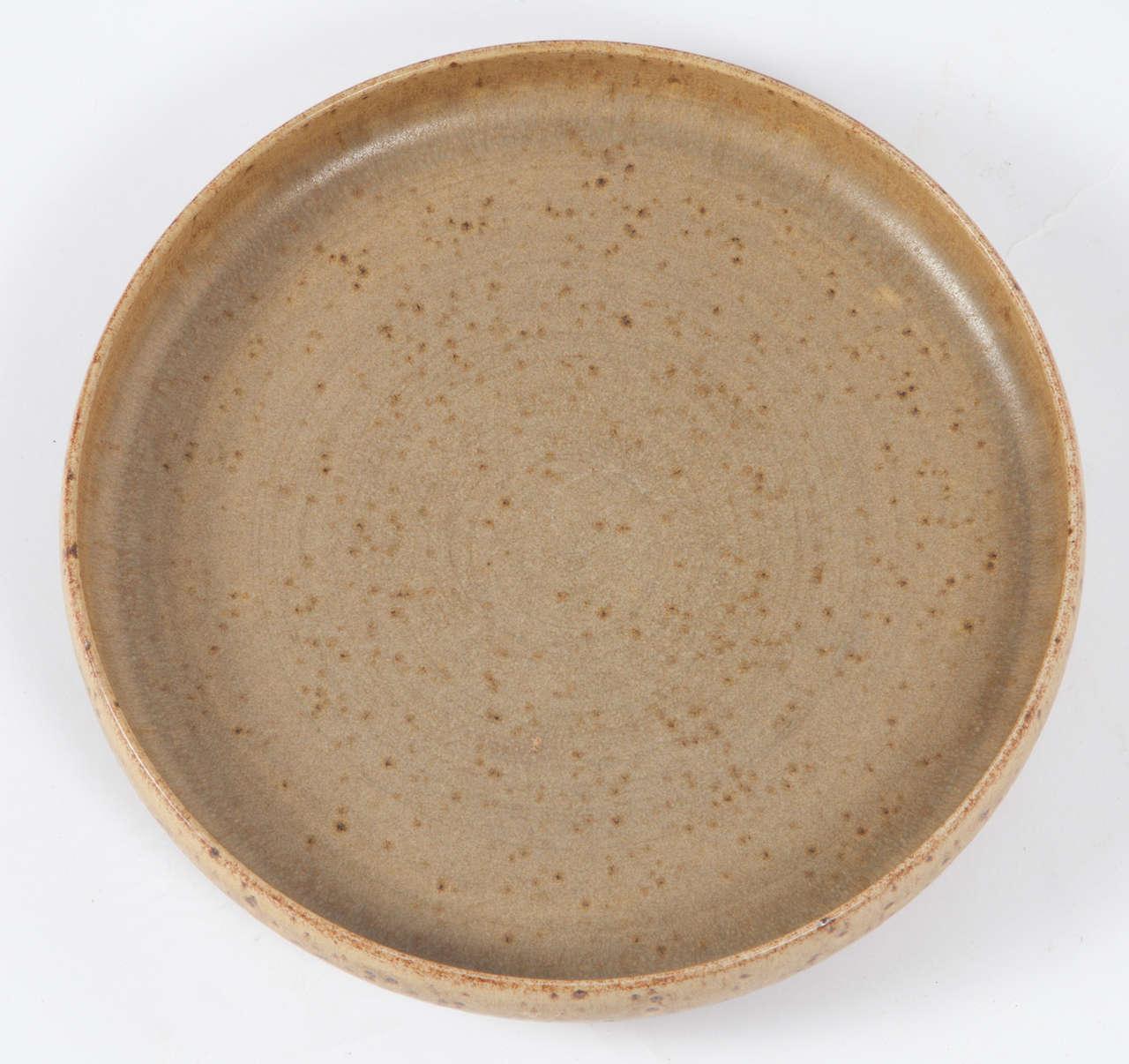 Per Linnemann Schmidt Stoneware Serving Plates, Pair In Excellent Condition In New York, NY