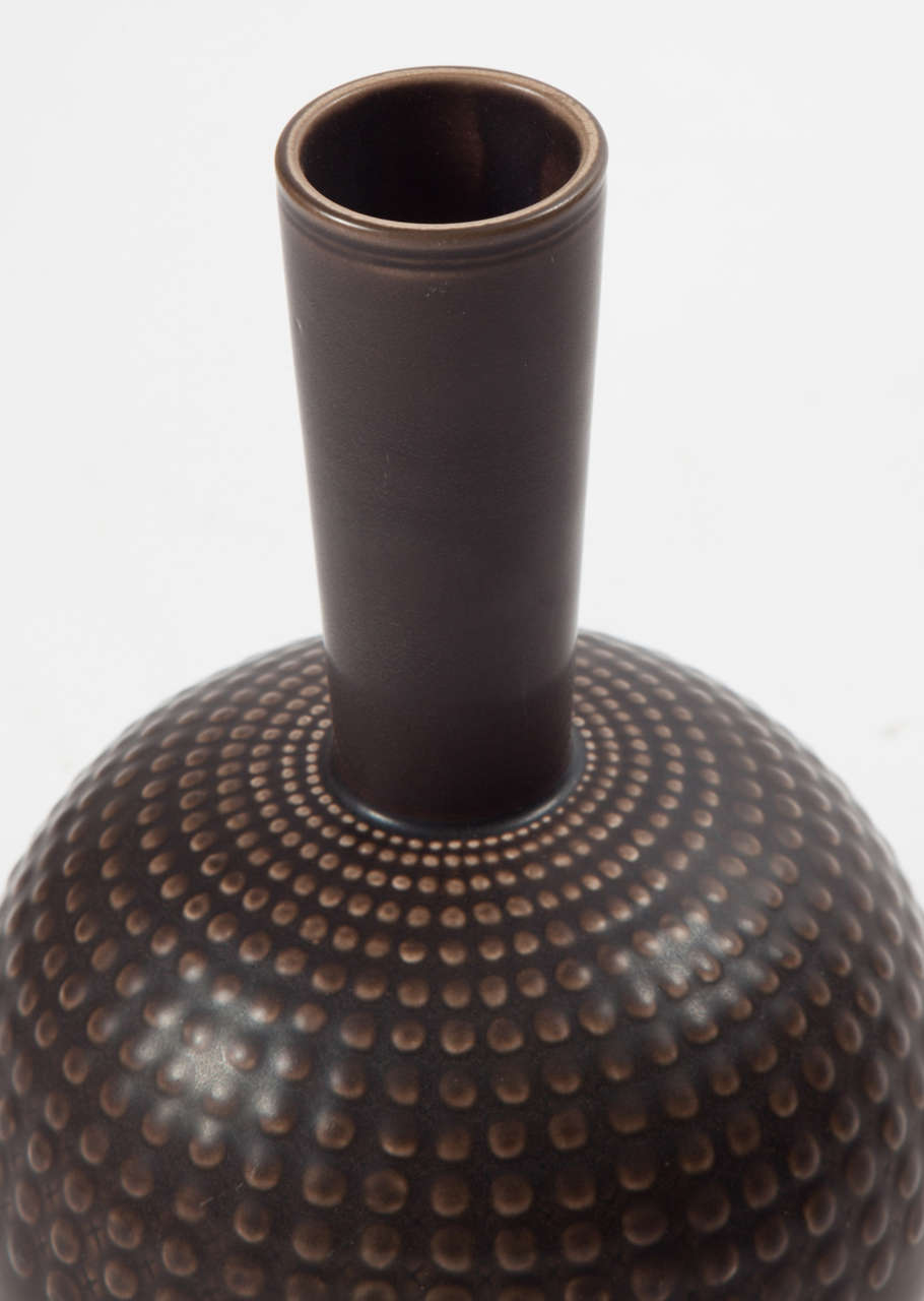 Mid-Century Modern Nils Thorsson Marselis Vase by Aluminia Faience / Royal Copenhagen