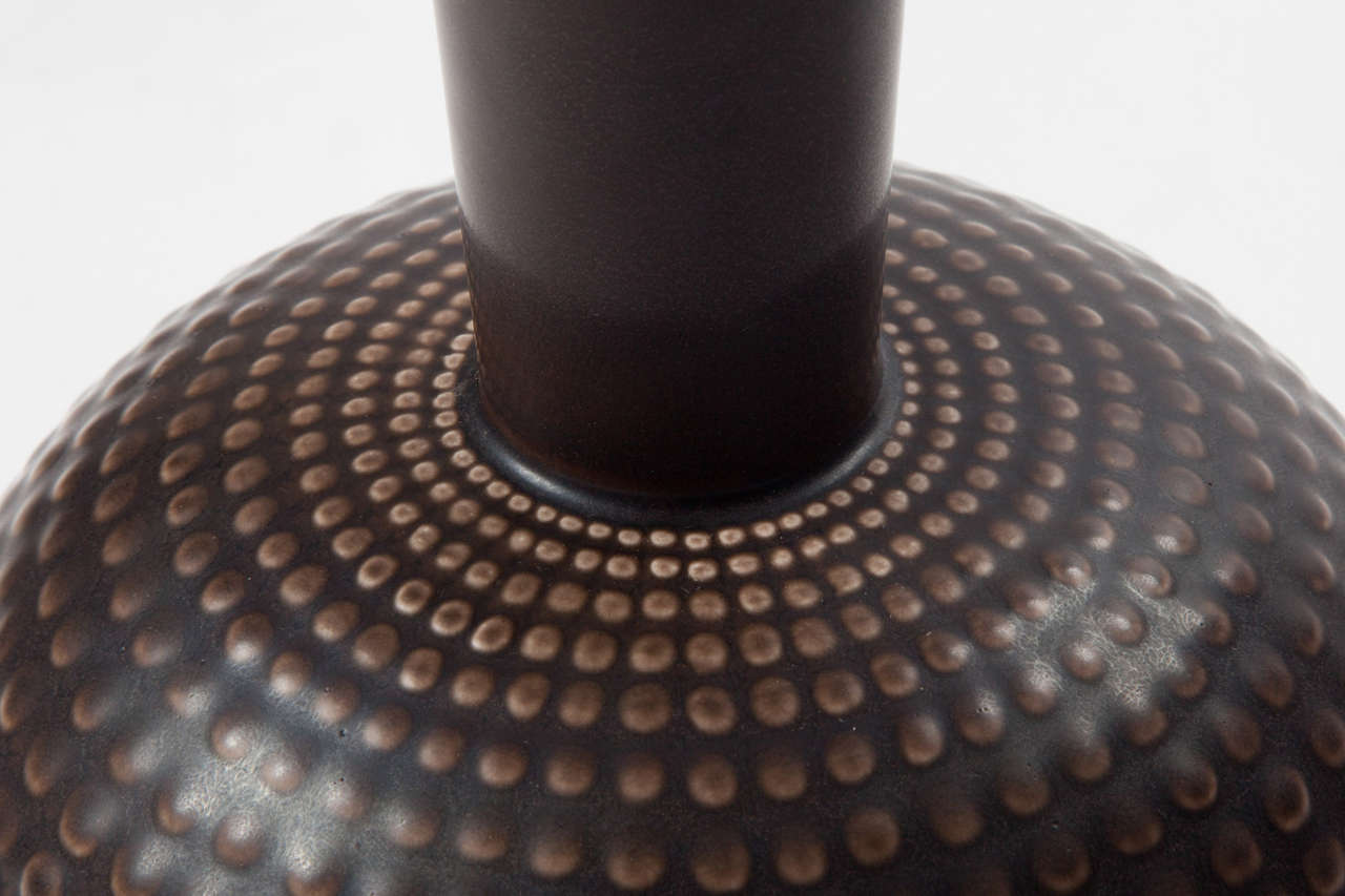 Glazed Nils Thorsson Marselis Vase by Aluminia Faience / Royal Copenhagen