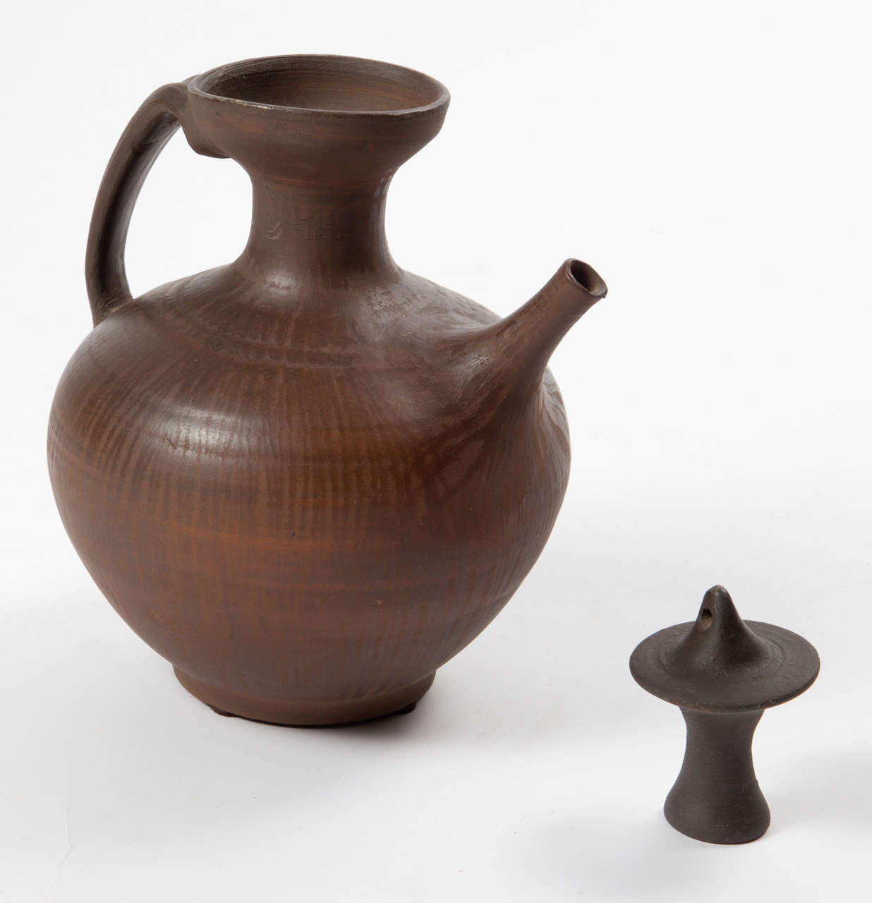 Vintage 1950s Danish Pitcher In Excellent Condition For Sale In New York, NY