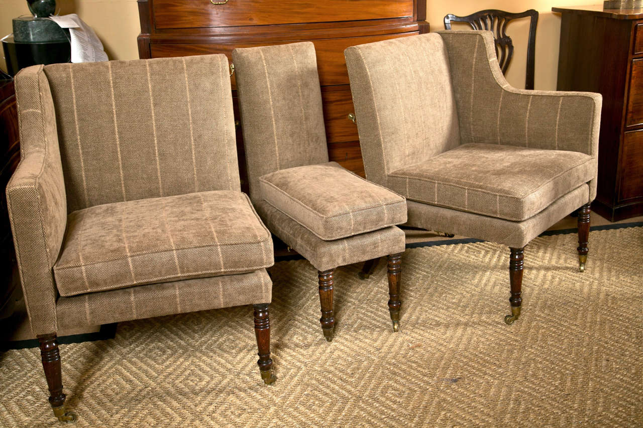 Very Rare Three-Part English Settee