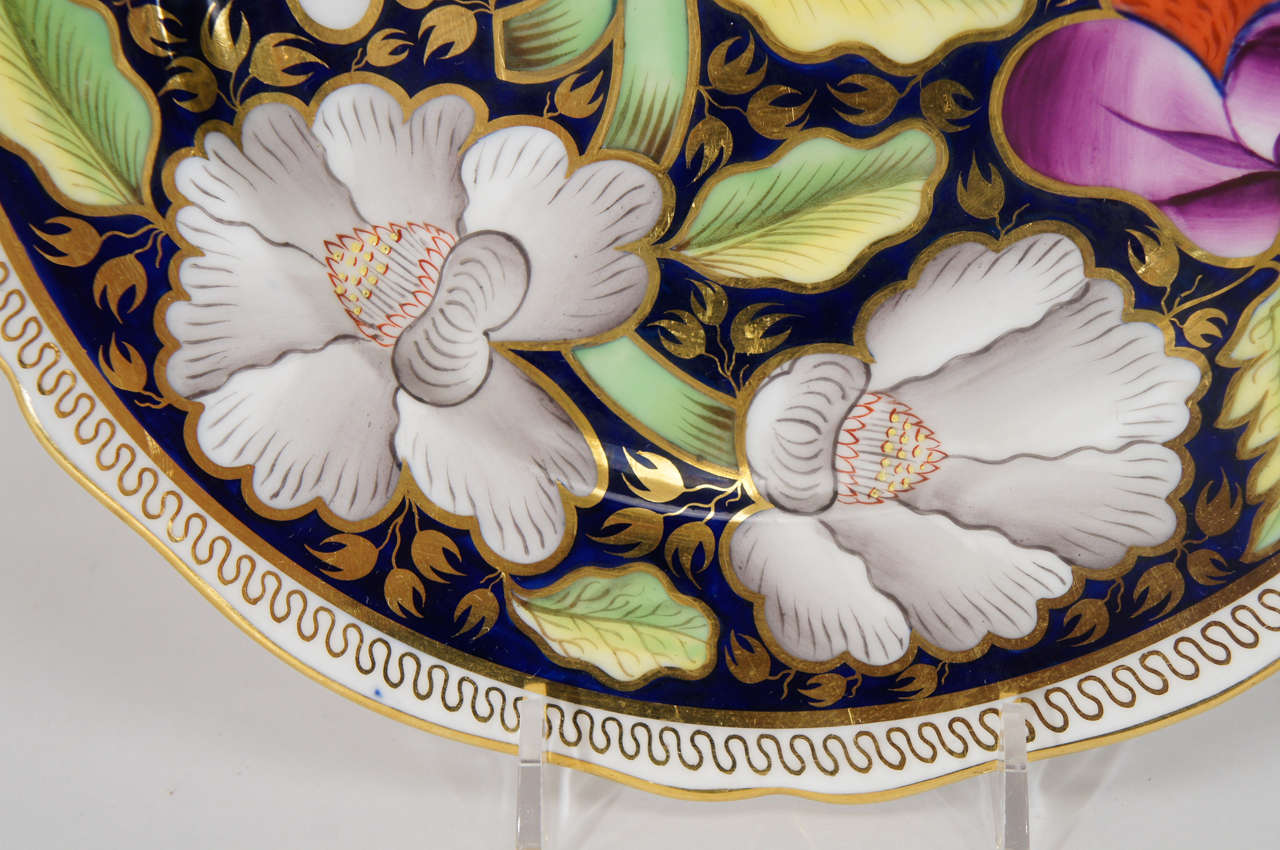 Late 19th Century Set of 12 Copelands for Daniel, London Dessert Plates with Imari Decoration
