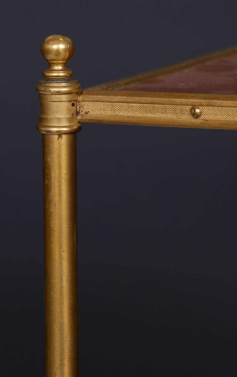 Neoclassical Three-Tiered Side Table