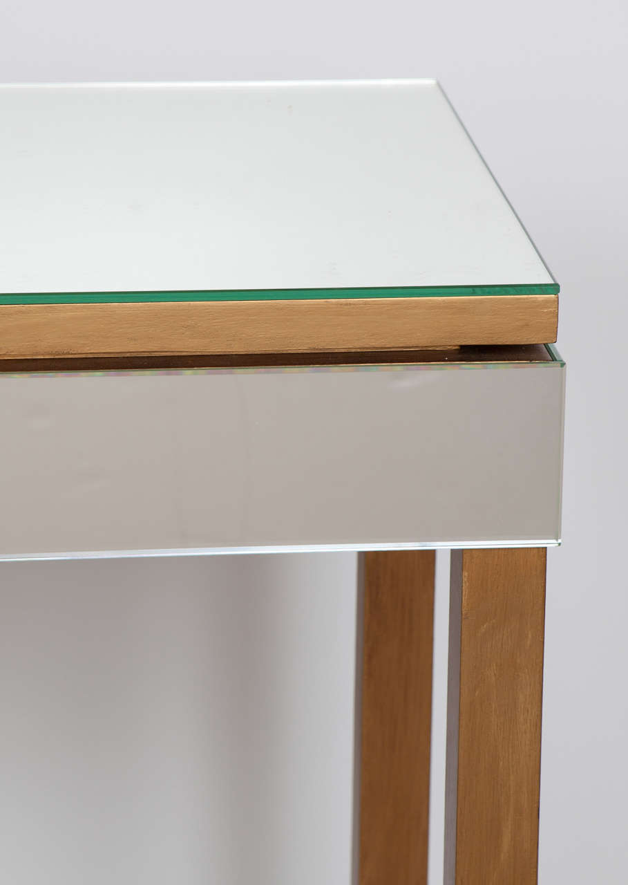 Mirrored Console Table For Sale at 1stDibs | gold mirrored console ...