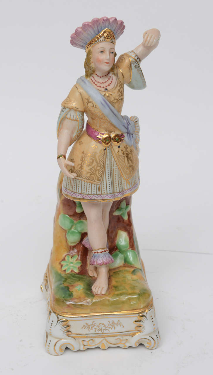 Female warrior figure by this famous French factory, Jacob Petit

Originally $ 800.00

PLEASE VISIT OUR SITE FOR ADDITIONAL SALE ITEMS

Petit porcelain,  French hard-paste porcelain produced by Jacob Petit (b. 1796). Petit worked at the
