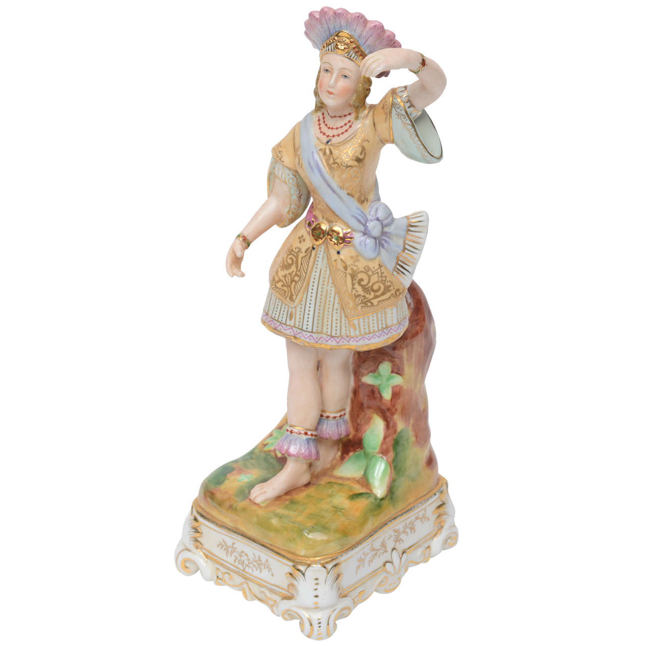 French Porcelain Figure y Jacob Petit, 19th Century For Sale