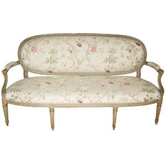 Louis XVI Period 18th Century Sofa "en Grisaille, " Circa 1780