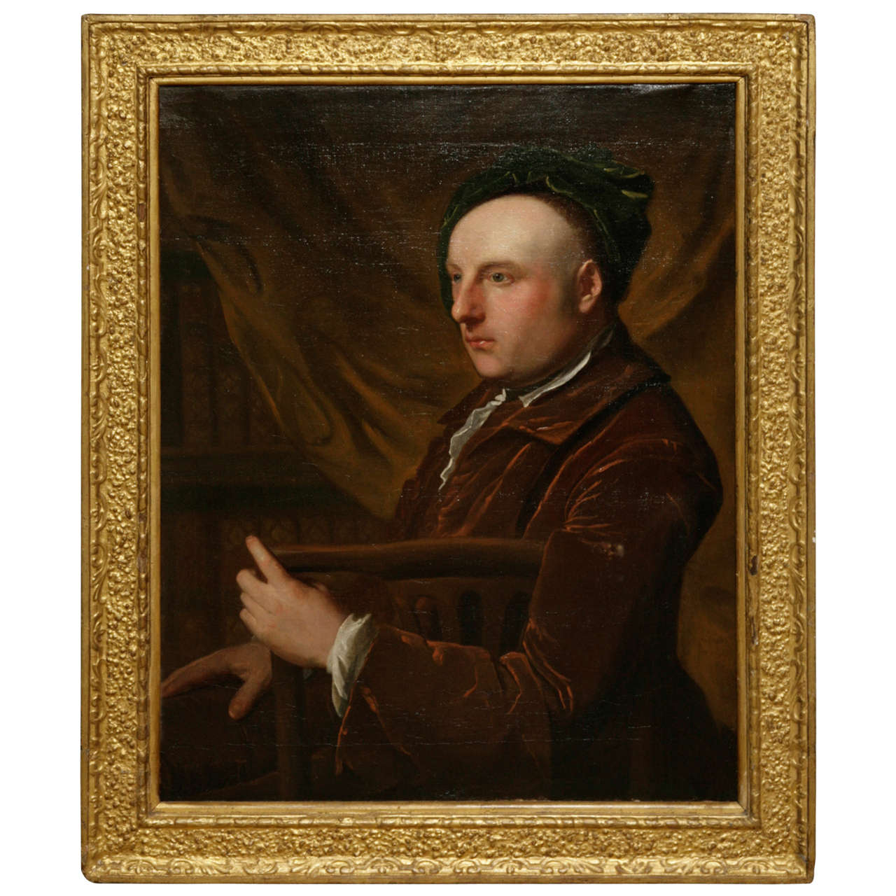 Portrait of an Artist, Circle Of Thomas Gibson, Circa 1730 For Sale